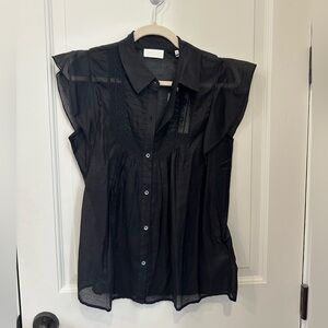 NEW 7 For All Mankind Black Top Size Small